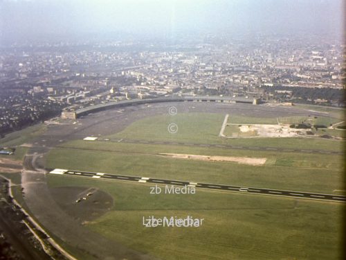 Flugaufnahme Berlin Tempelhof 1961