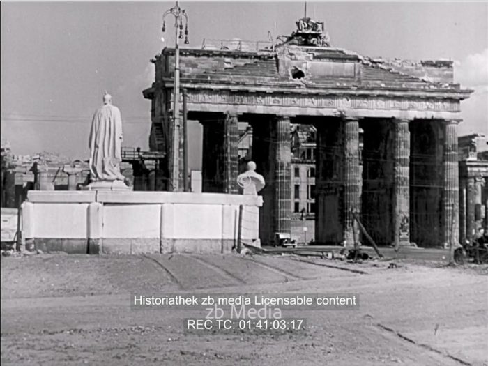 Berlin Kalter Krieg 1948 Brandenburger Tor