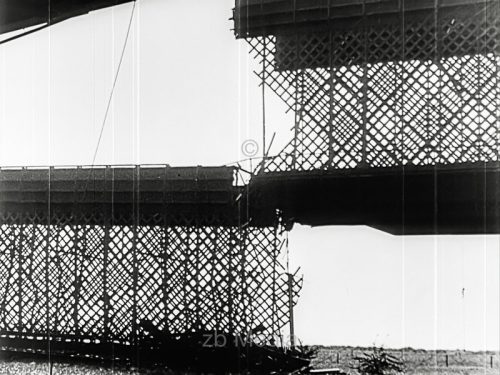 Destroyed Vistula Bridge in Poland 1939