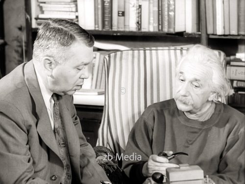 Albert Einstein and Harold Urey 1946