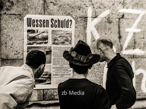 Poster Wessen Schuld München Odeonsplatz 1945