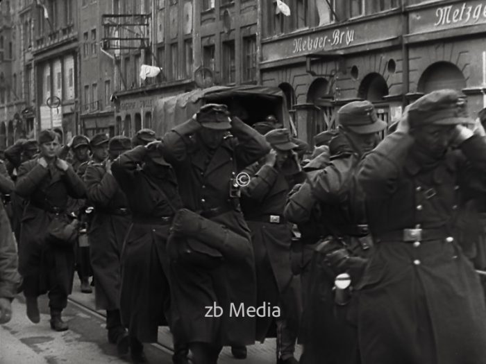 Kriegsgefangene in München Mai 1945