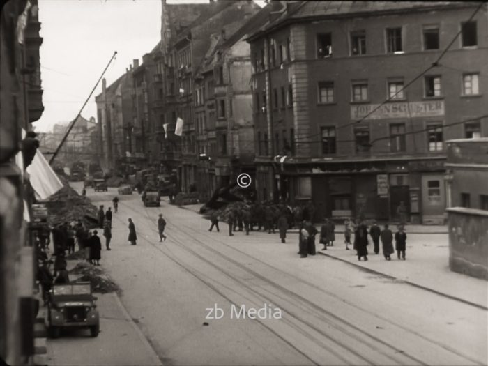 Einmarsch von US Truppen in München 30. April 1945