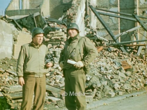 US-Kriegskorrespondenten in Aachen 1944