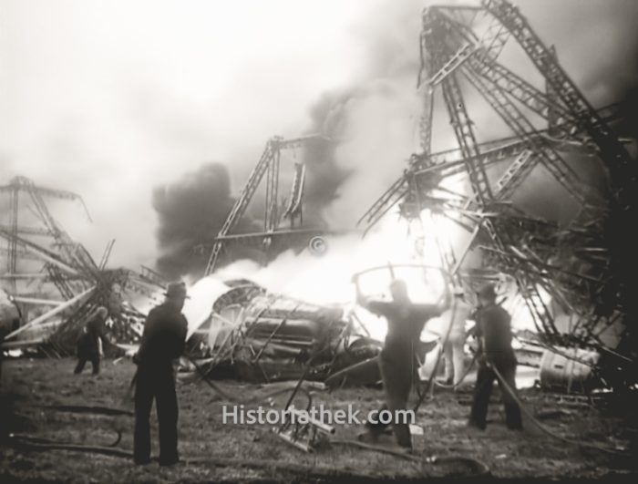 Hindenburg Katastrophe Lakehurst 1937