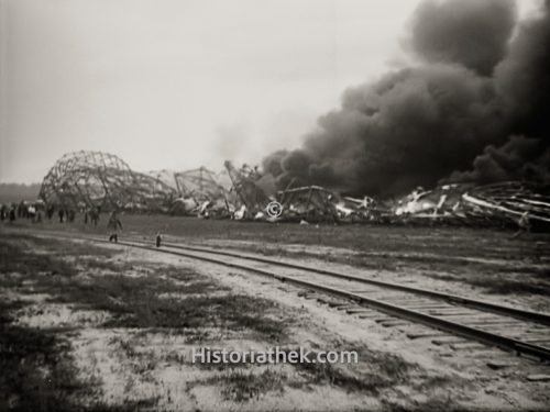 Hindenburg Katastrophe Lakehurst 1937