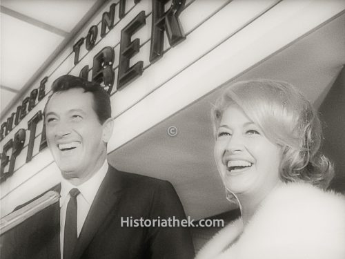 Rock Hudson, Premiere von Come September in Hollywood