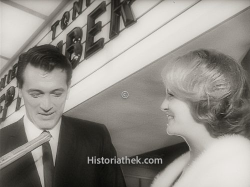 Rock Hudson, Premiere von Come September in Hollywood