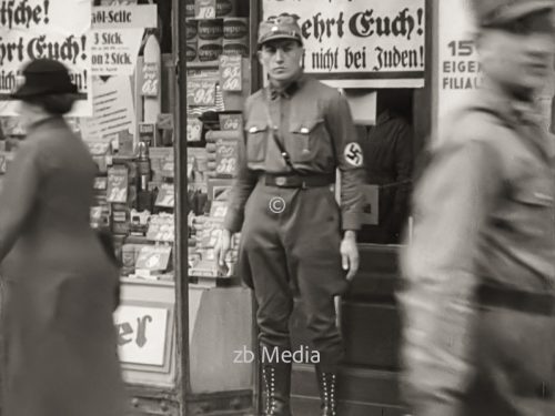 Antisemitische Boykottaktion Berlin 1933