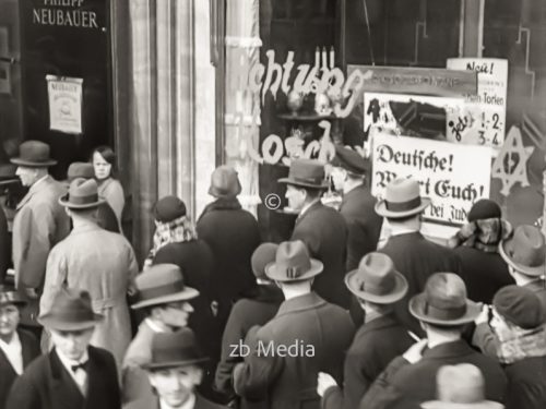 Antisemitische Boykottaktion Berlin 1933