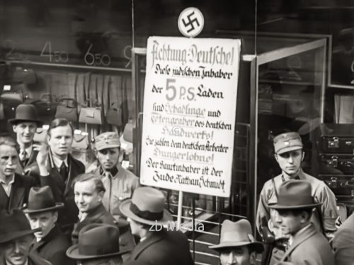 Antisemitische Boykottaktion Berlin 1933