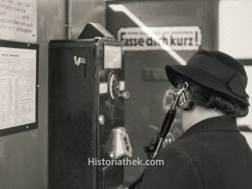 Germany 1937, telephone box