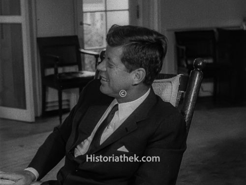 John F. Kennedy mit Famile Walter Schirra