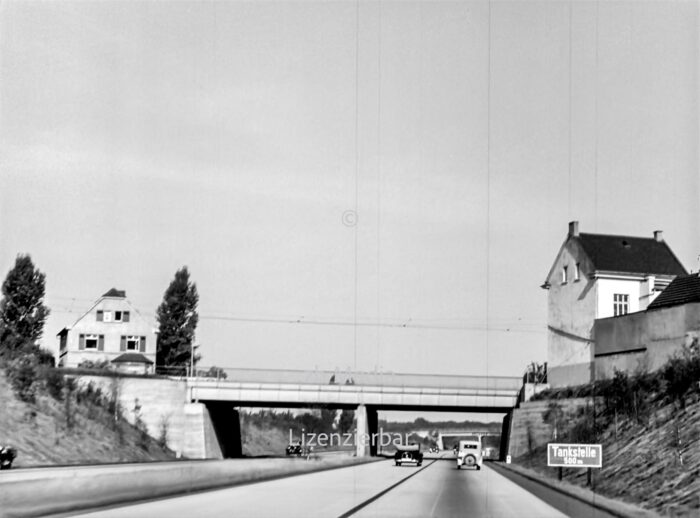 Autobahn bei Oppeln 1937