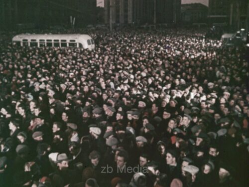 Empfang von Gagarin in Moskau 1961