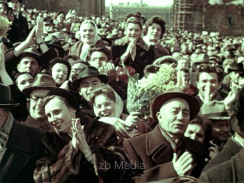 Empfang von Juri Gagarin in Moskau