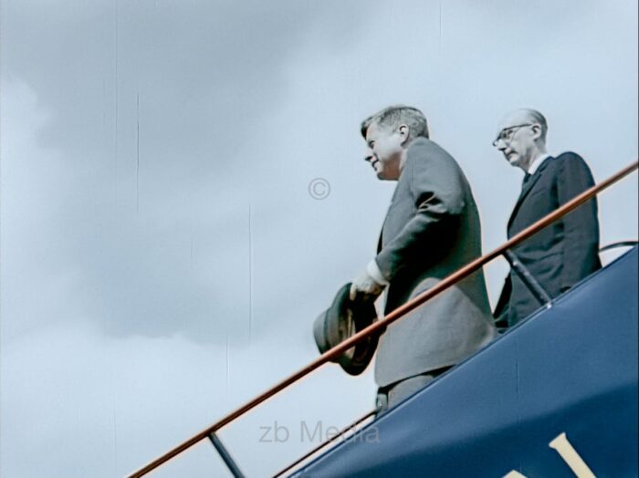 Präsident John F. Kennedy Deutschlandbesuch 1963