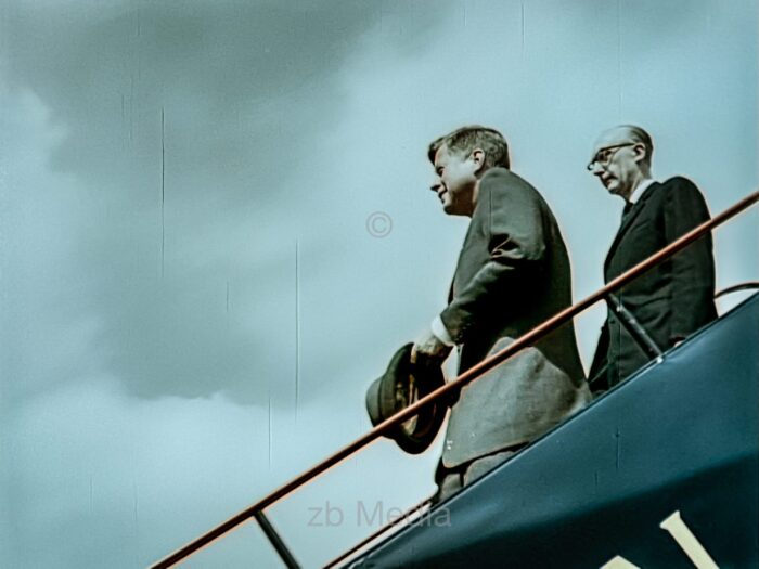 Präsident John F. Kennedy Deutschlandbesuch 1963