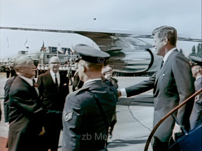 Präsident John F. Kennedy Deutschlandbesuch 1963