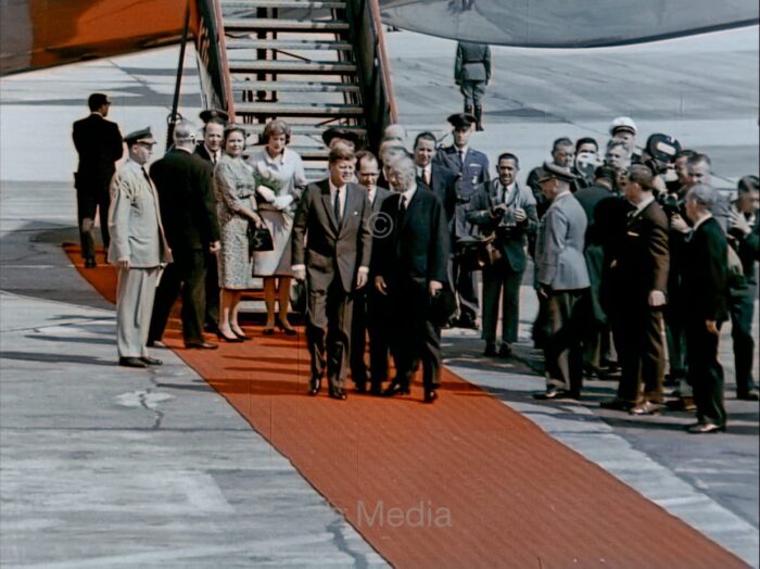 Präsident John F. Kennedy Deutschlandbesuch 1963