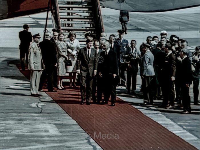 Präsident John F. Kennedy Deutschlandbesuch 1963