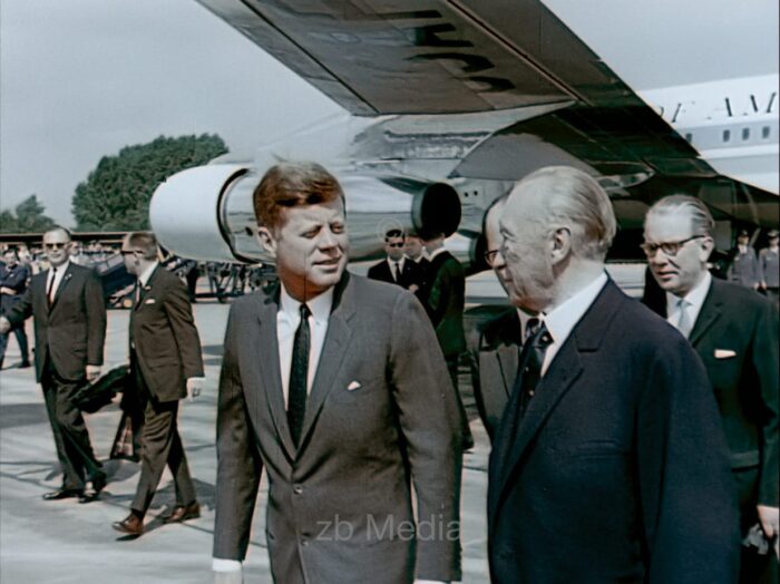 Präsident John F. Kennedy Deutschlandbesuch 1963