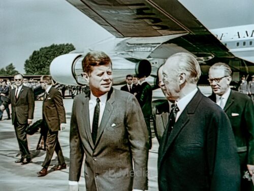 Präsident John F. Kennedy Deutschlandbesuch 1963