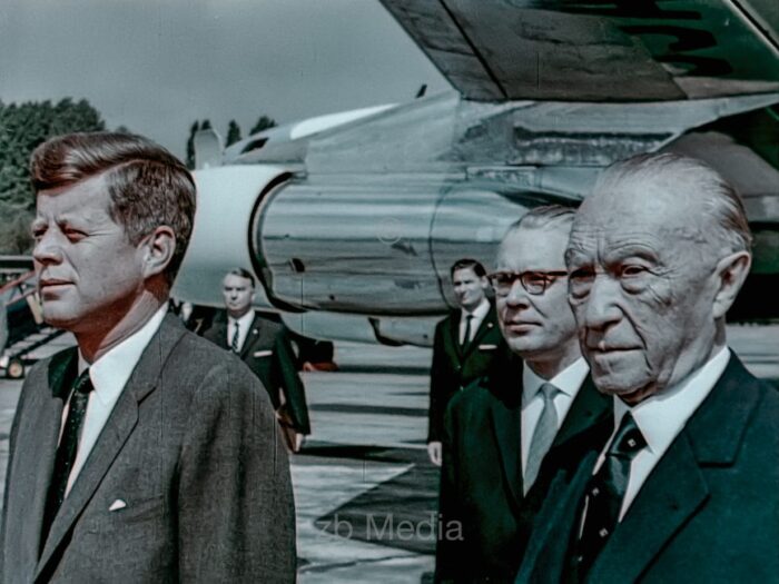 Präsident John F. Kennedy Deutschlandbesuch 1963