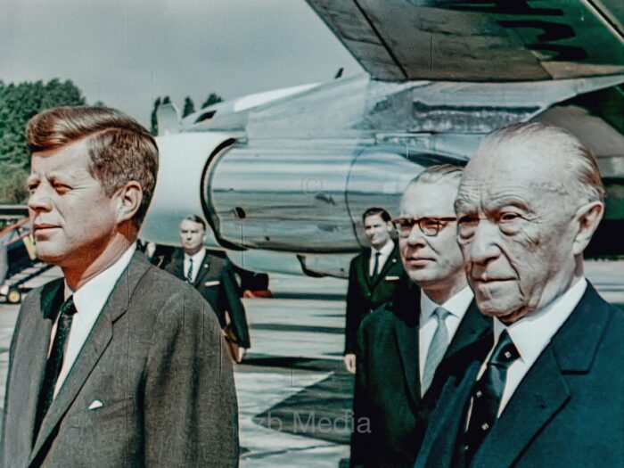 Präsident John F. Kennedy Deutschlandbesuch 1963