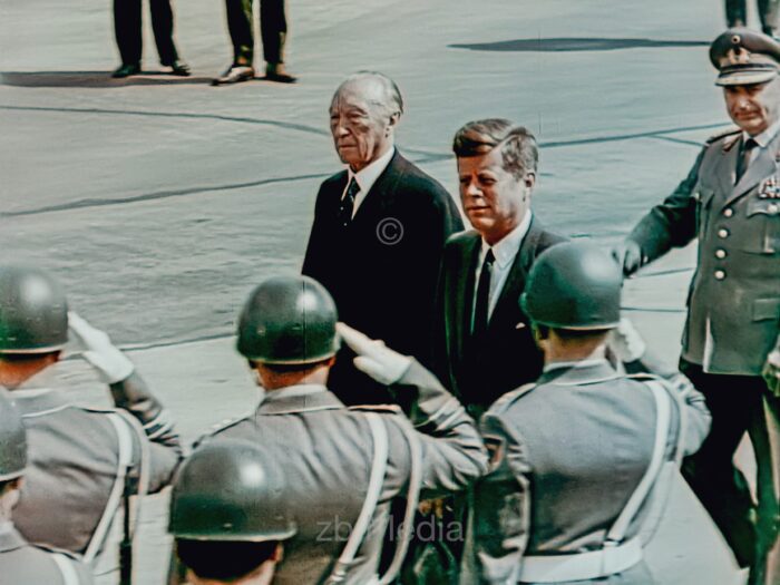 Präsident John F. Kennedy Deutschlandbesuch 1963