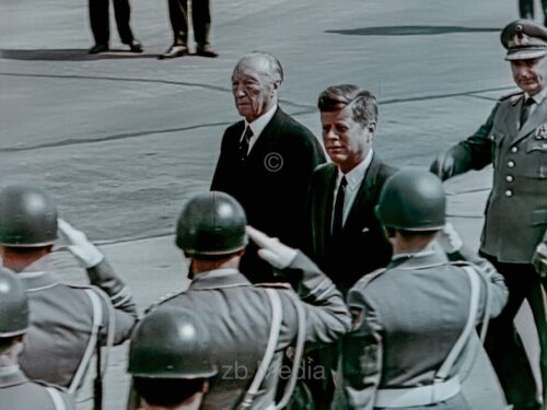 Präsident John F. Kennedy Deutschlandbesuch 1963