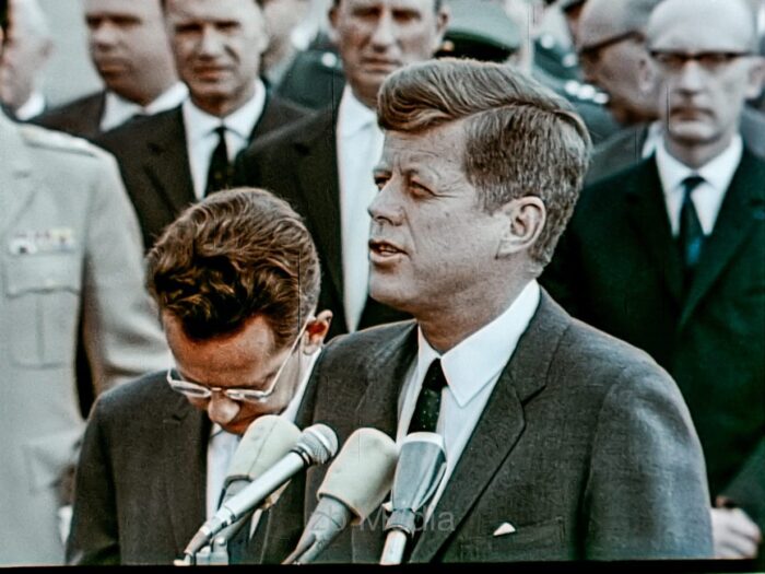 Präsident John F. Kennedy Deutschlandbesuch 1963