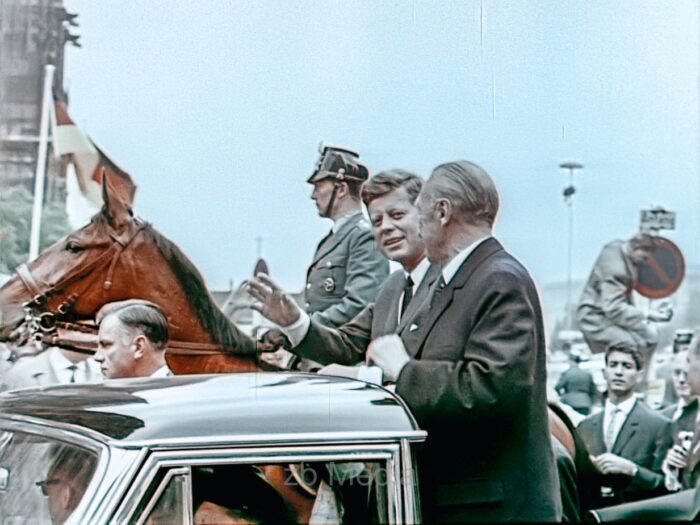 Präsident John F. Kennedy Deutschlandbesuch 1963 - Autocorso