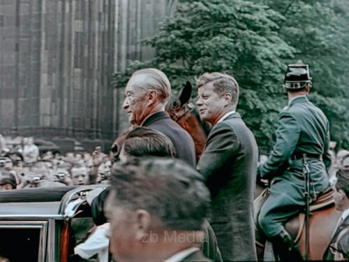 Präsident John F. Kennedy Deutschlandbesuch 1963 - Autocorso