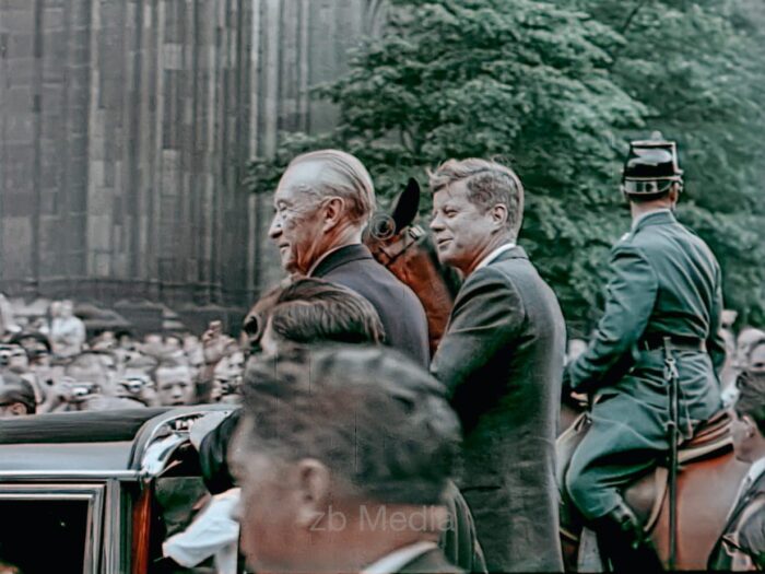 Präsident John F. Kennedy Deutschlandbesuch 1963 - Autocorso