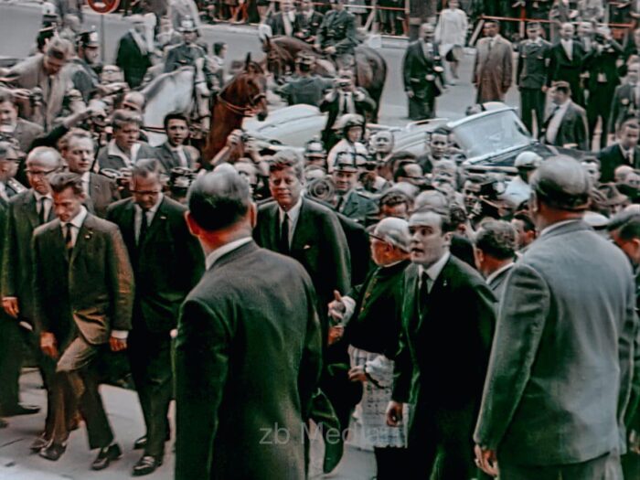 Präsident John F. Kennedy Deutschlandbesuch 1963