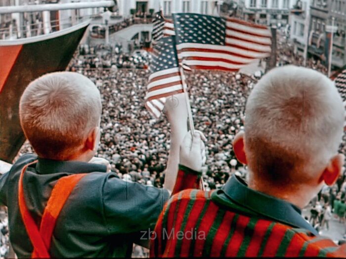 Präsident John F. Kennedy Deutschlandbesuch 1963