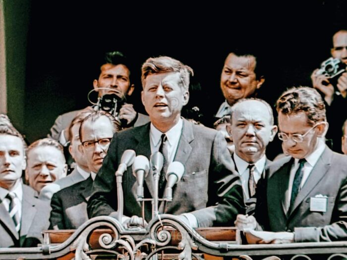 Präsident John F. Kennedy Deutschlandbesuch 1963