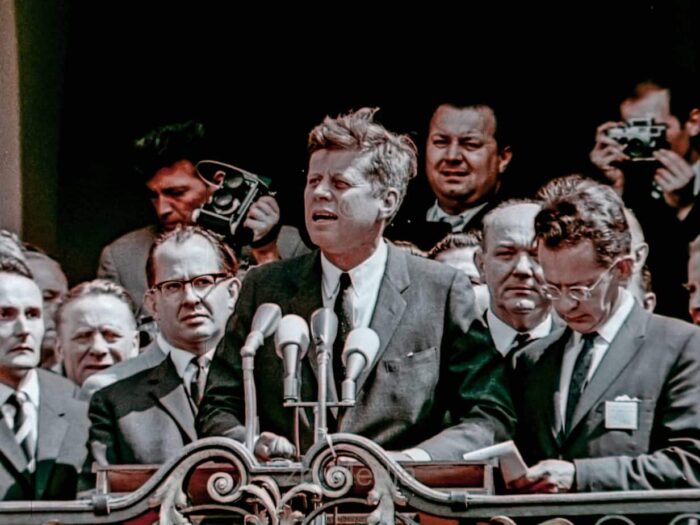 Präsident John F. Kennedy Deutschlandbesuch 1963