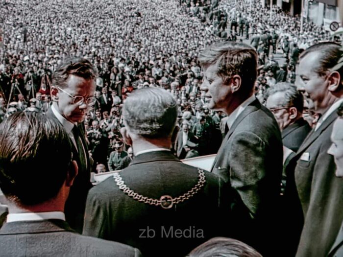 Präsident John F. Kennedy Deutschlandbesuch 1963