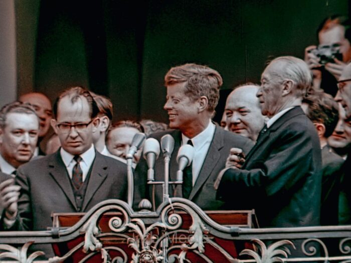 Präsident John F. Kennedy Deutschlandbesuch 1963