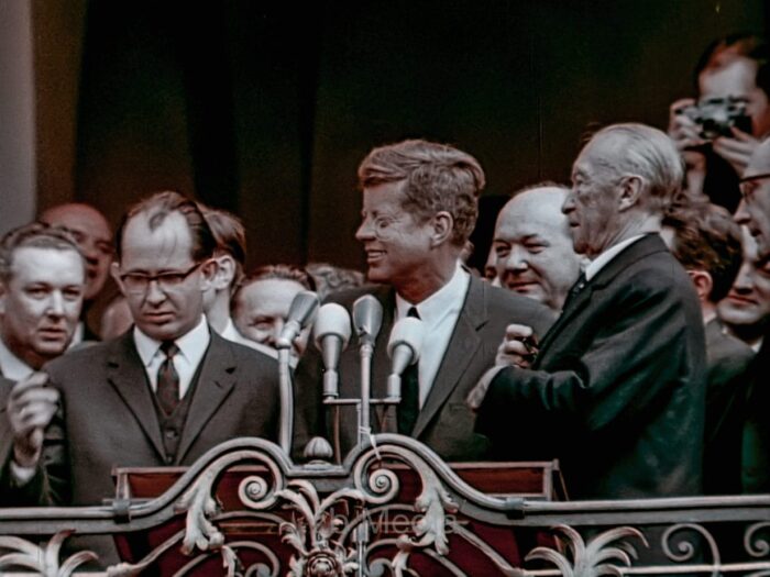 Präsident John F. Kennedy Deutschlandbesuch 1963