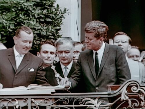 Präsident John F. Kennedy Deutschlandbesuch 1963