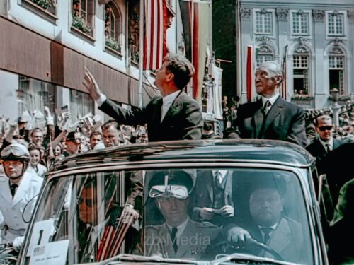 Präsident John F. Kennedy Deutschlandbesuch 1963 - Autocorso