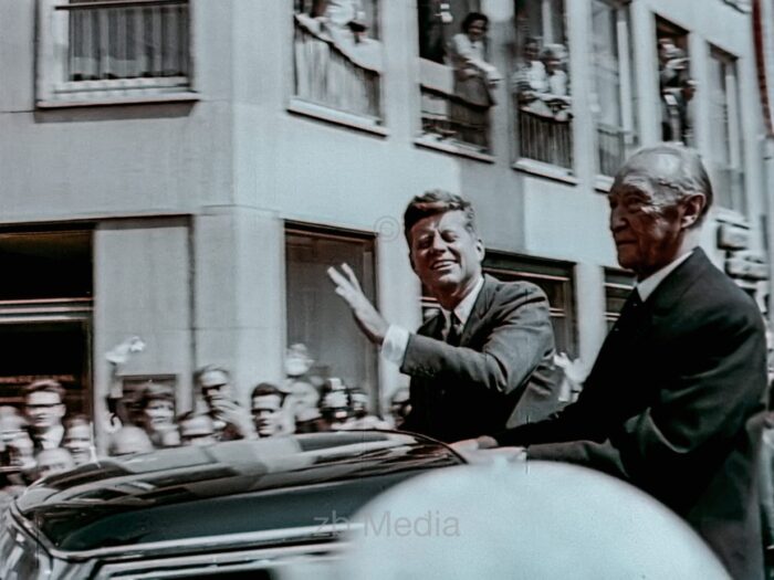 Präsident John F. Kennedy Deutschlandbesuch 1963 - Autocorso