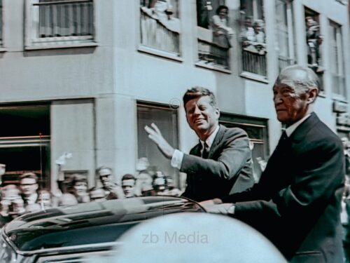 Präsident John F. Kennedy Deutschlandbesuch 1963 - Autocorso