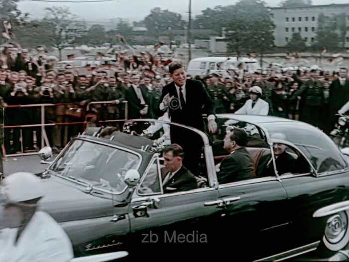 Präsident John F. Kennedy Deutschlandbesuch 1963