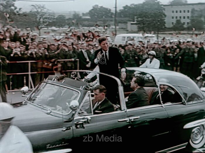 Präsident John F. Kennedy Deutschlandbesuch 1963