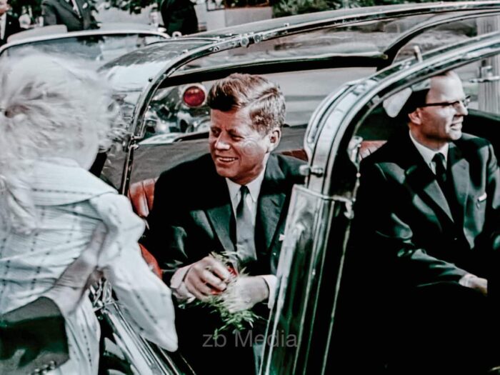 Präsident John F. Kennedy Deutschlandbesuch 1963