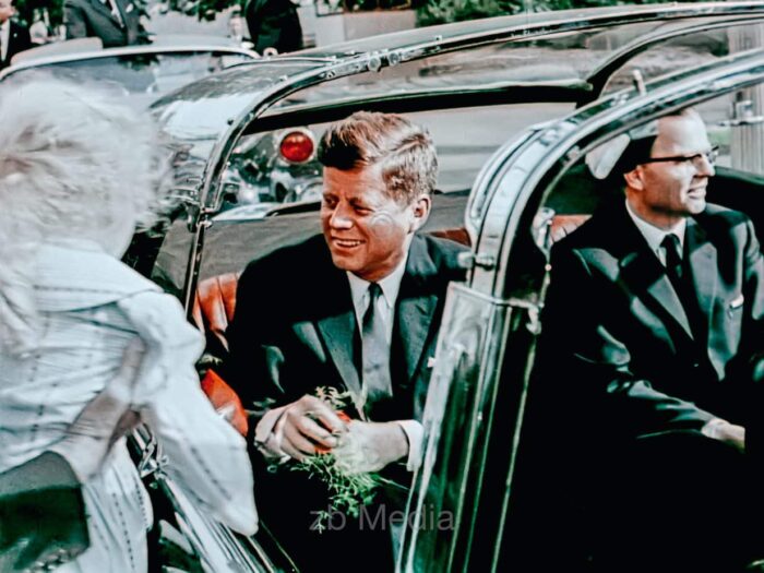 Präsident John F. Kennedy Deutschlandbesuch 1963